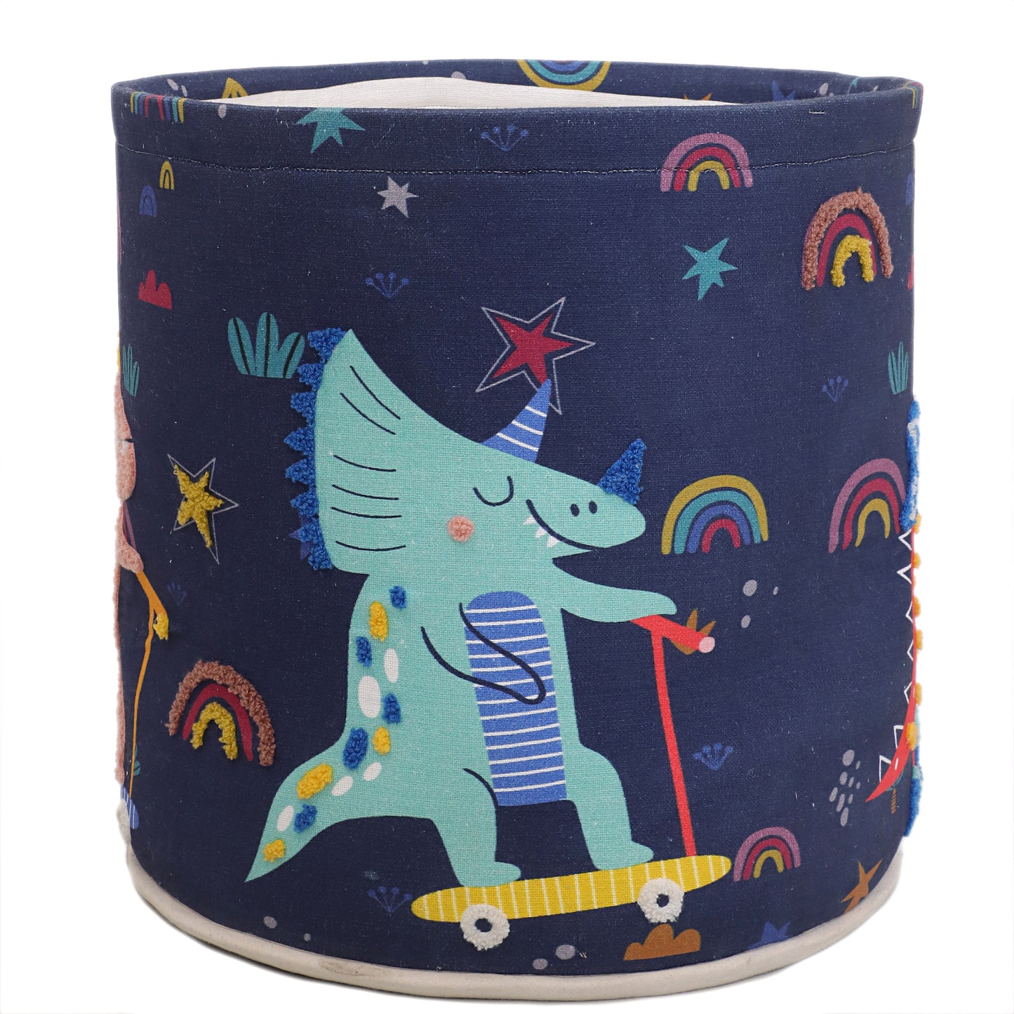 Playful Dino Print Basket