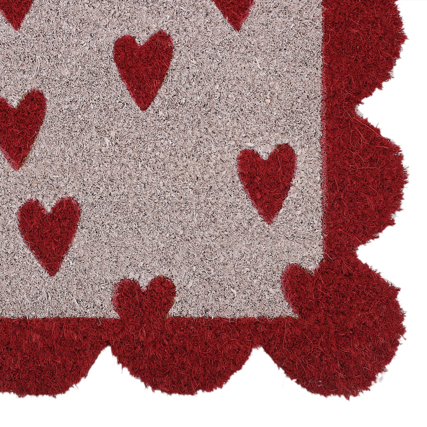 Love Scalloped Doormat