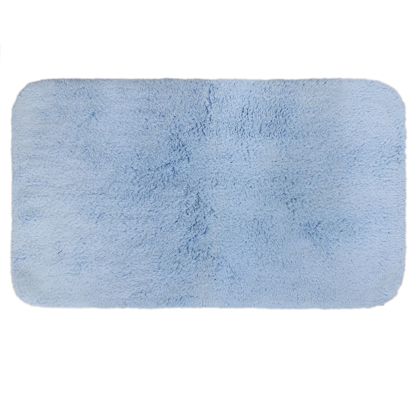 Blue Cotton Bath Mat
