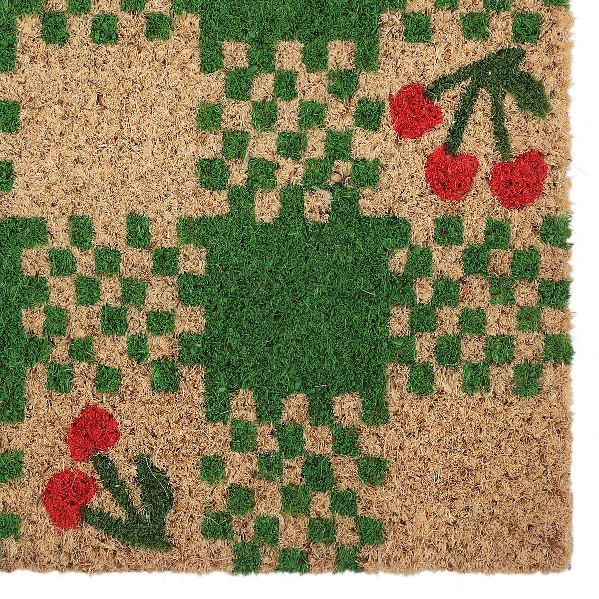 Cherry Checkerboard Doormat