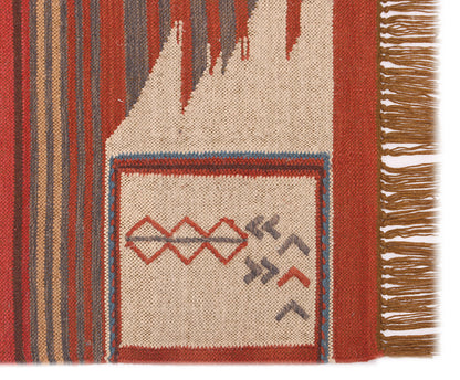 Vintage Hand Woven PET Runner - 2.5'x9'