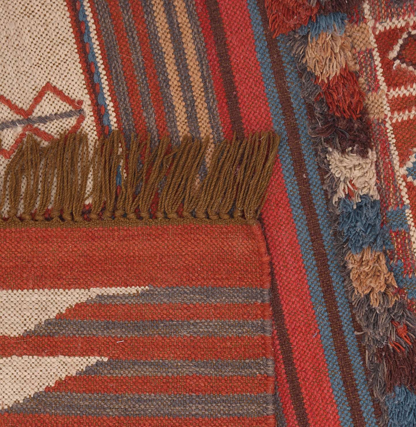 Vintage Hand Woven PET Runner - 2.5'x9'