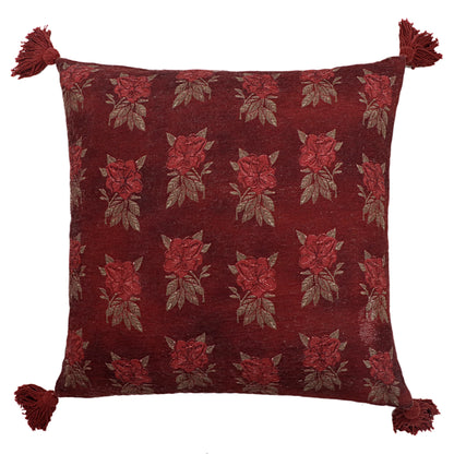Rose Print Cushion Cover