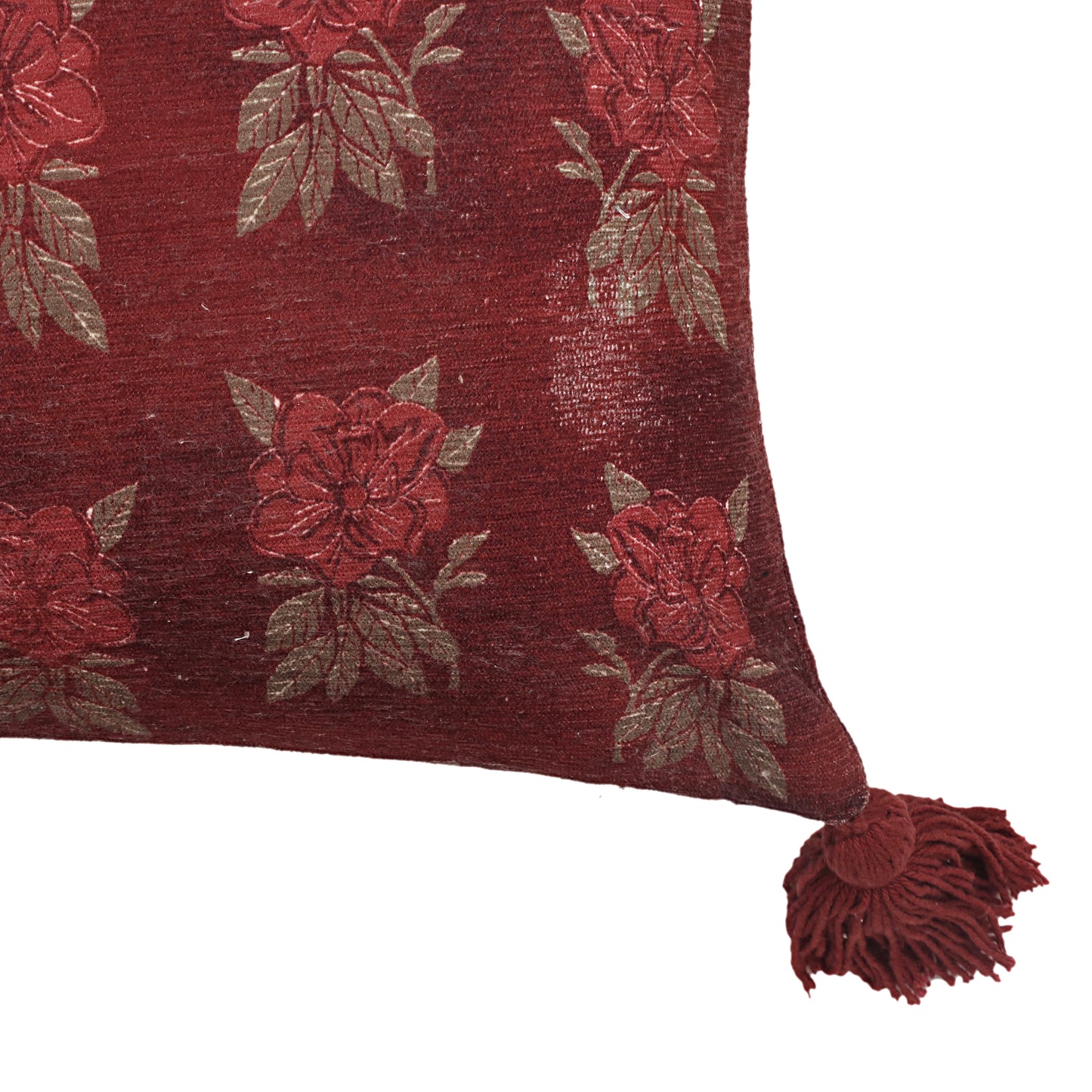 Rose Print Cushion Cover