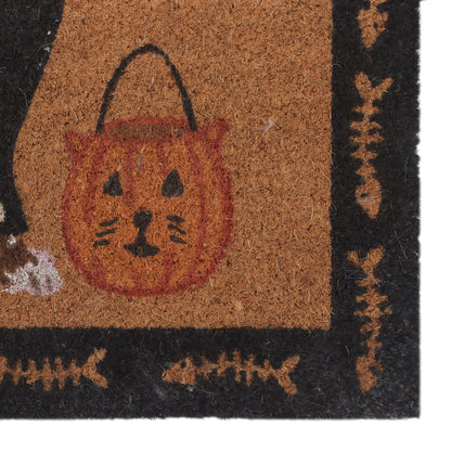 Halloween Cat Doormat