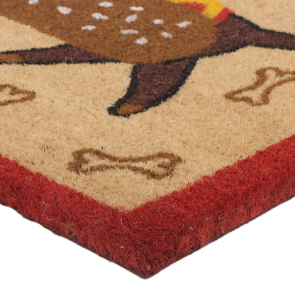 Halloween Dachshund Doormat