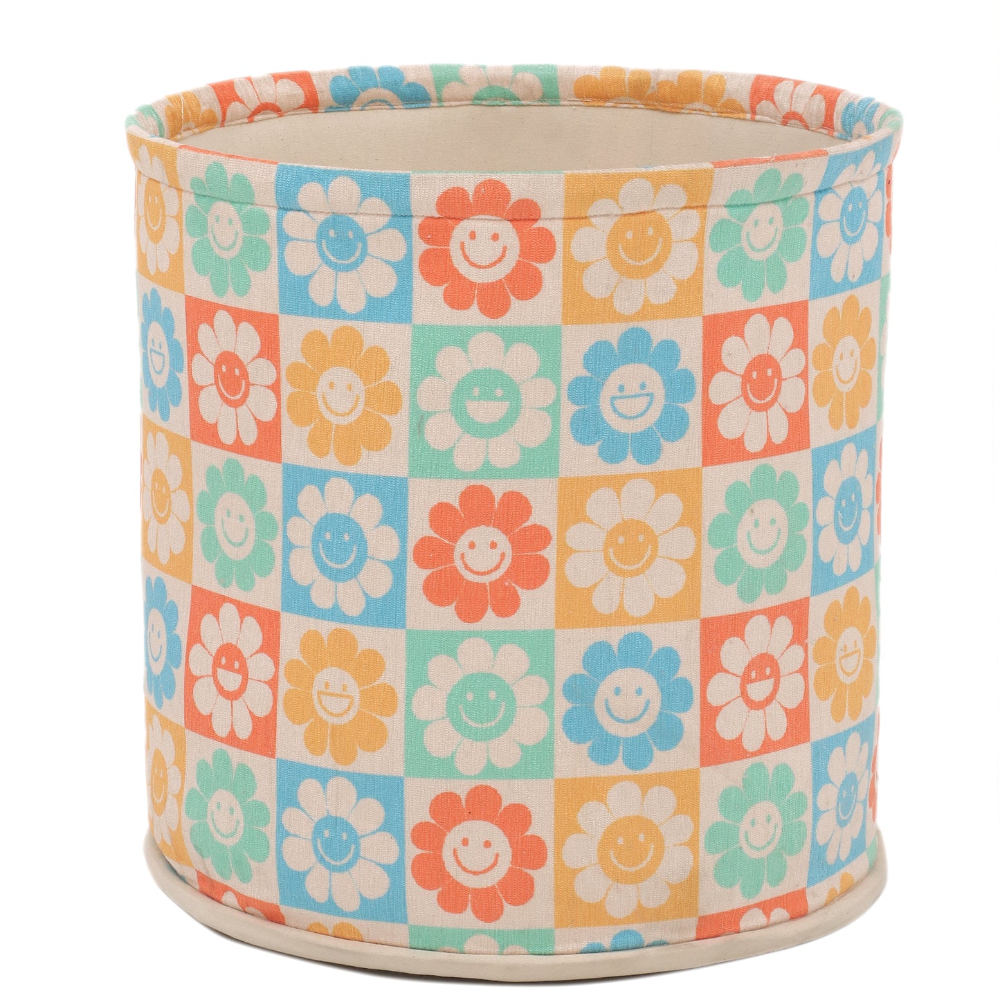 Smiley Floral Basket