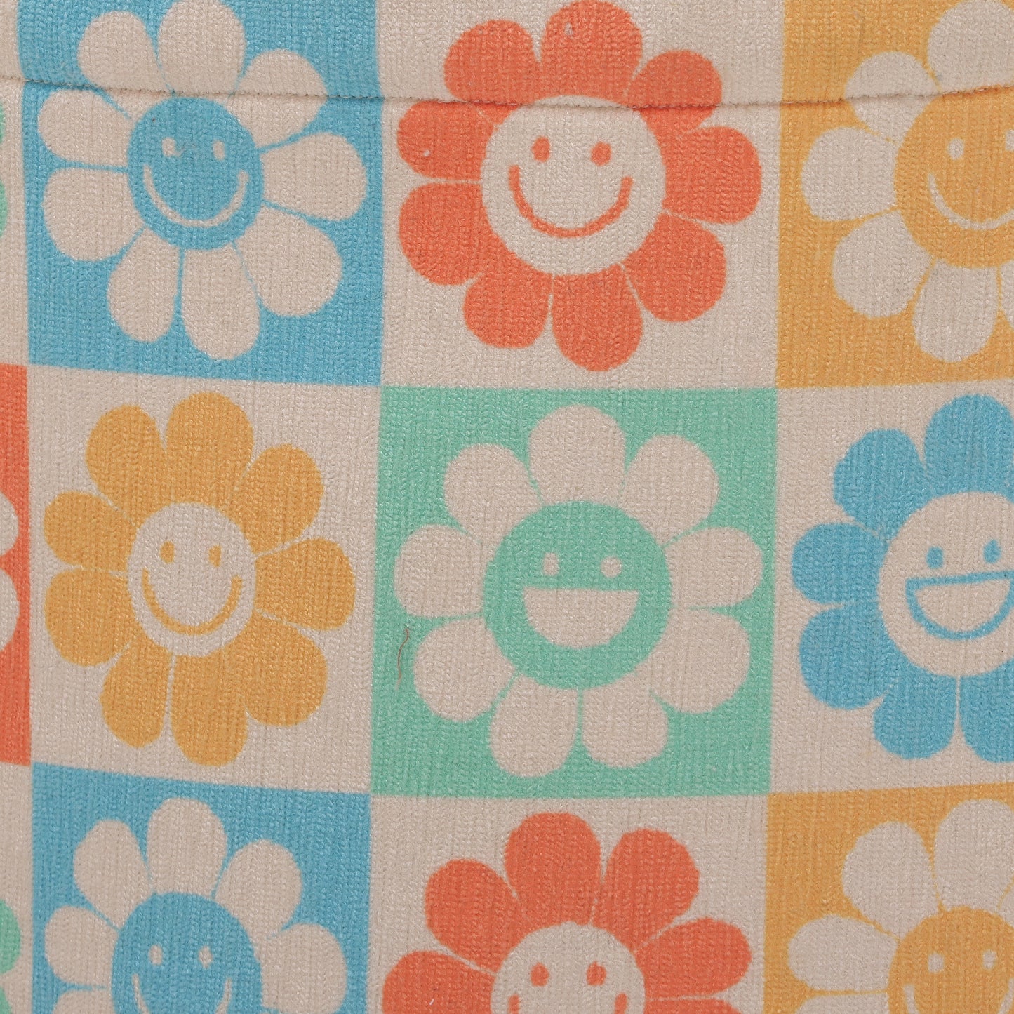 Smiley Floral Basket