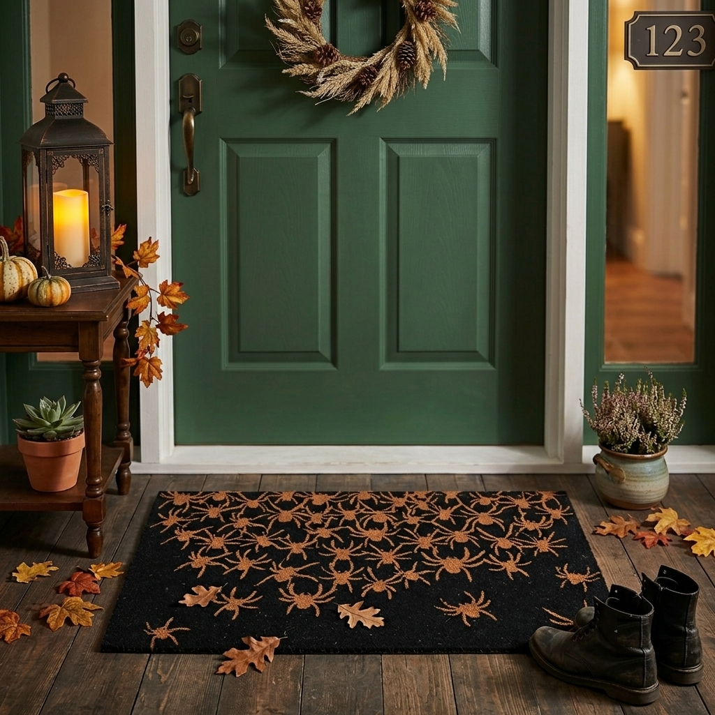 Spooky Spiders Doormat