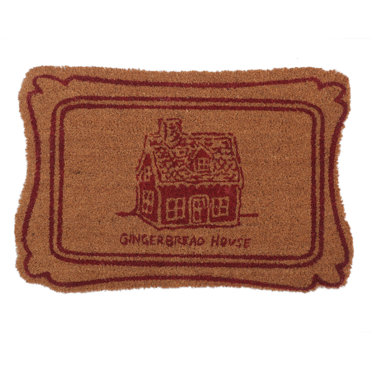 Gingerbread House Coir Doormat