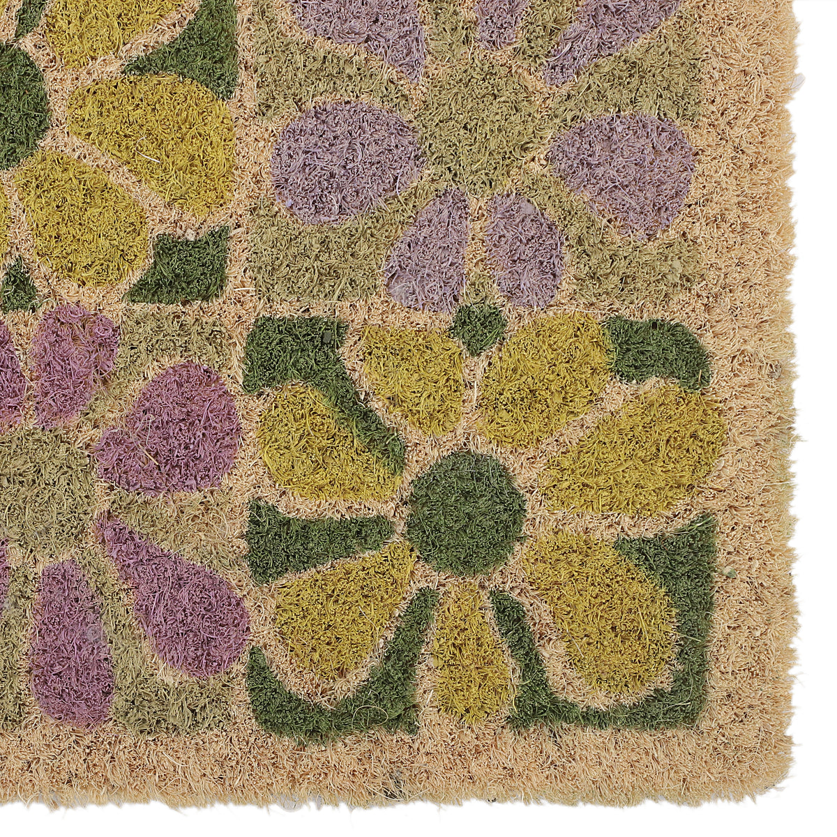 Sun Kissed Floral Coir Doormat
