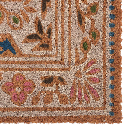 Vintage Garden Coir Doormat