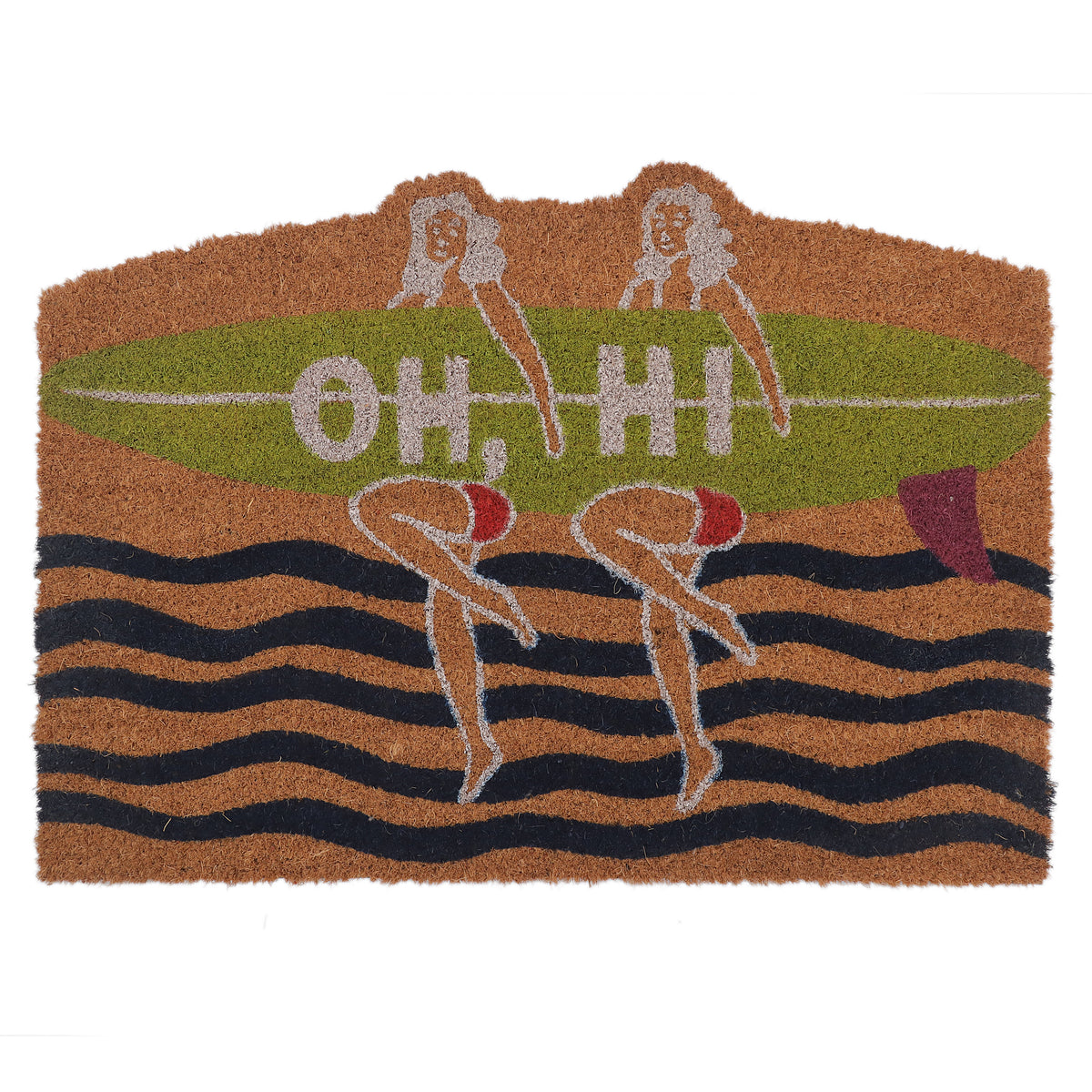 OH HI Coir Doormat