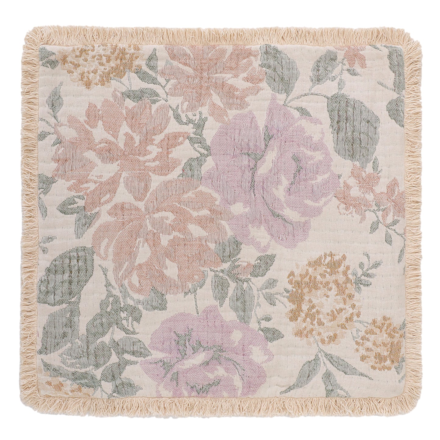 Reversible Floral Tapestry Cushion Cover