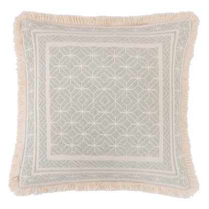 Geomatric Cotton Jacquard Cushion Cover