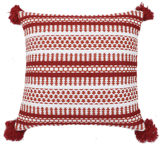 Red & White Cushion Cover