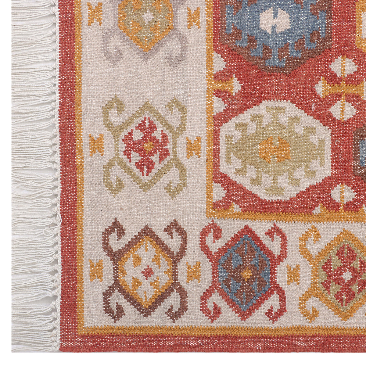 Multicolor Hand Woven Kilim - 5'x8'