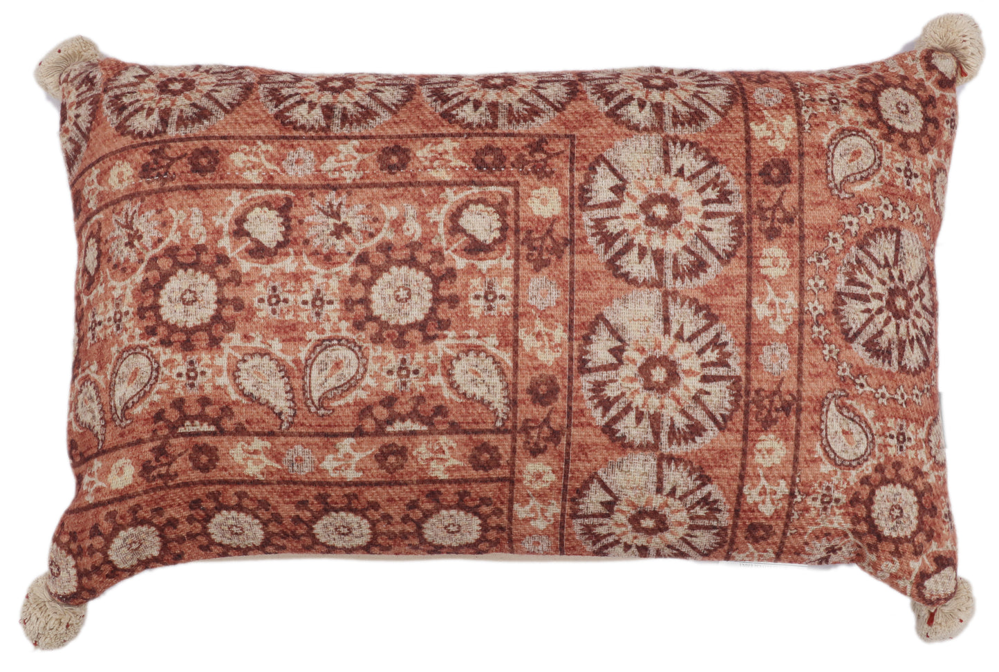 Rustic Paisley print cushion cover