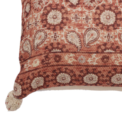 Rustic Paisley print cushion cover
