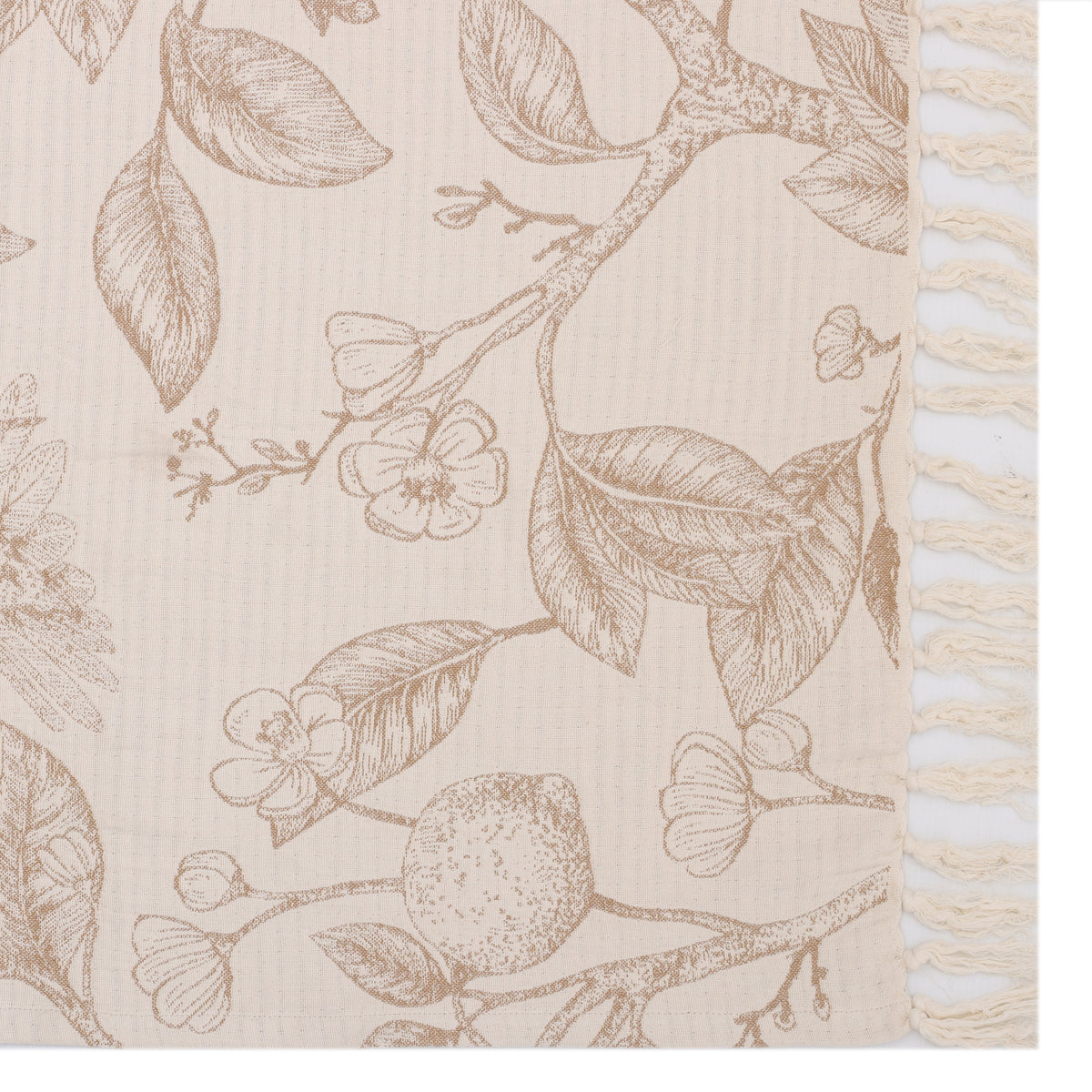Reversible Hummingbird Citrus Throw