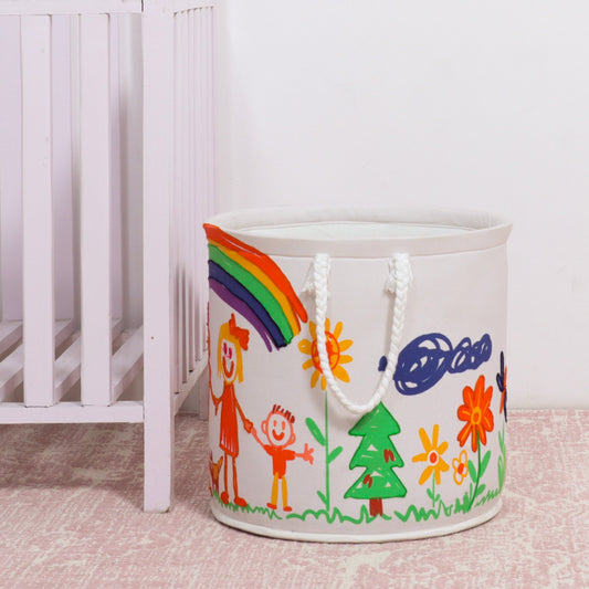 happy family print basket