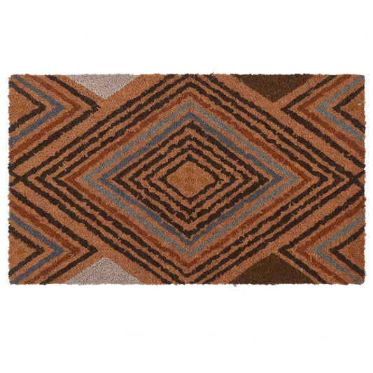 Geometric Diamond Doormat
