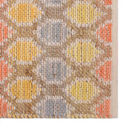 Multicolor Pitloom Jute/Chennile Rug