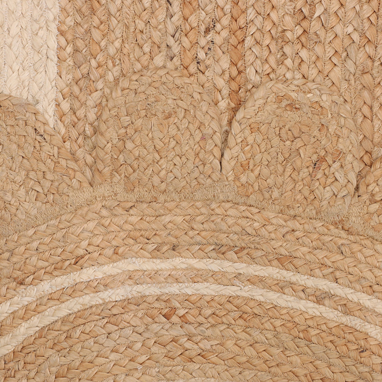 Scalloped Jute Braided Runner