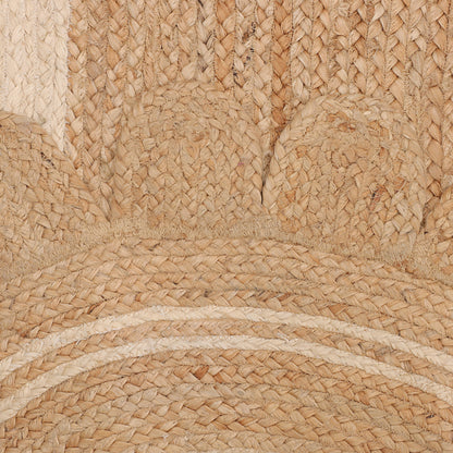 Scalloped Jute Braided Runner