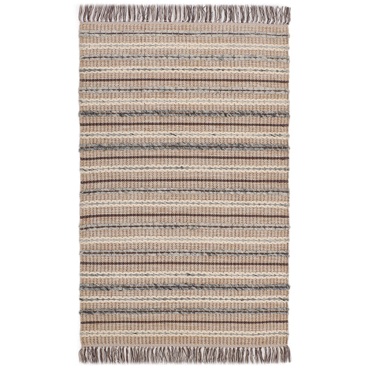 Hand Woven Cotton/Wool/Jute Kilim Rug - 3'x5'