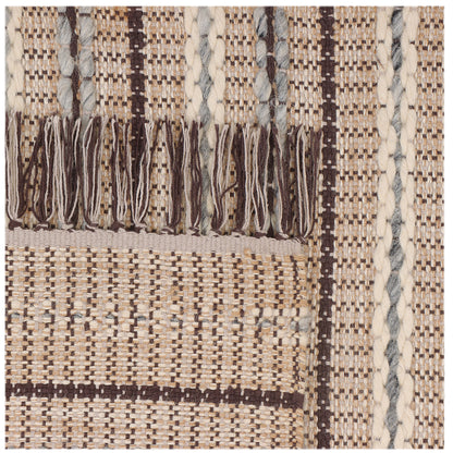 Hand Woven Cotton/Wool/Jute Kilim Rug - 3'x5'