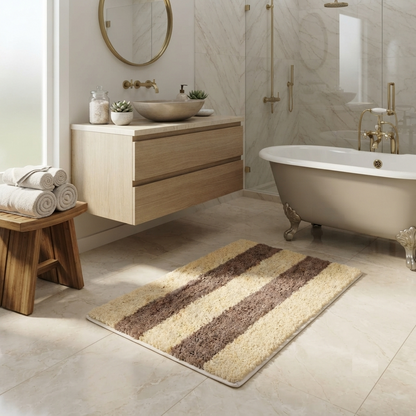 Dune Stripe Micro-Polyester Bathmat