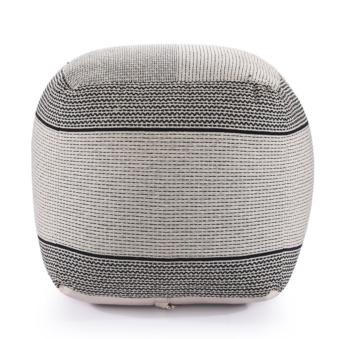 knitted pouf