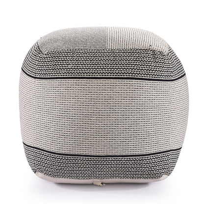 knitted pouf