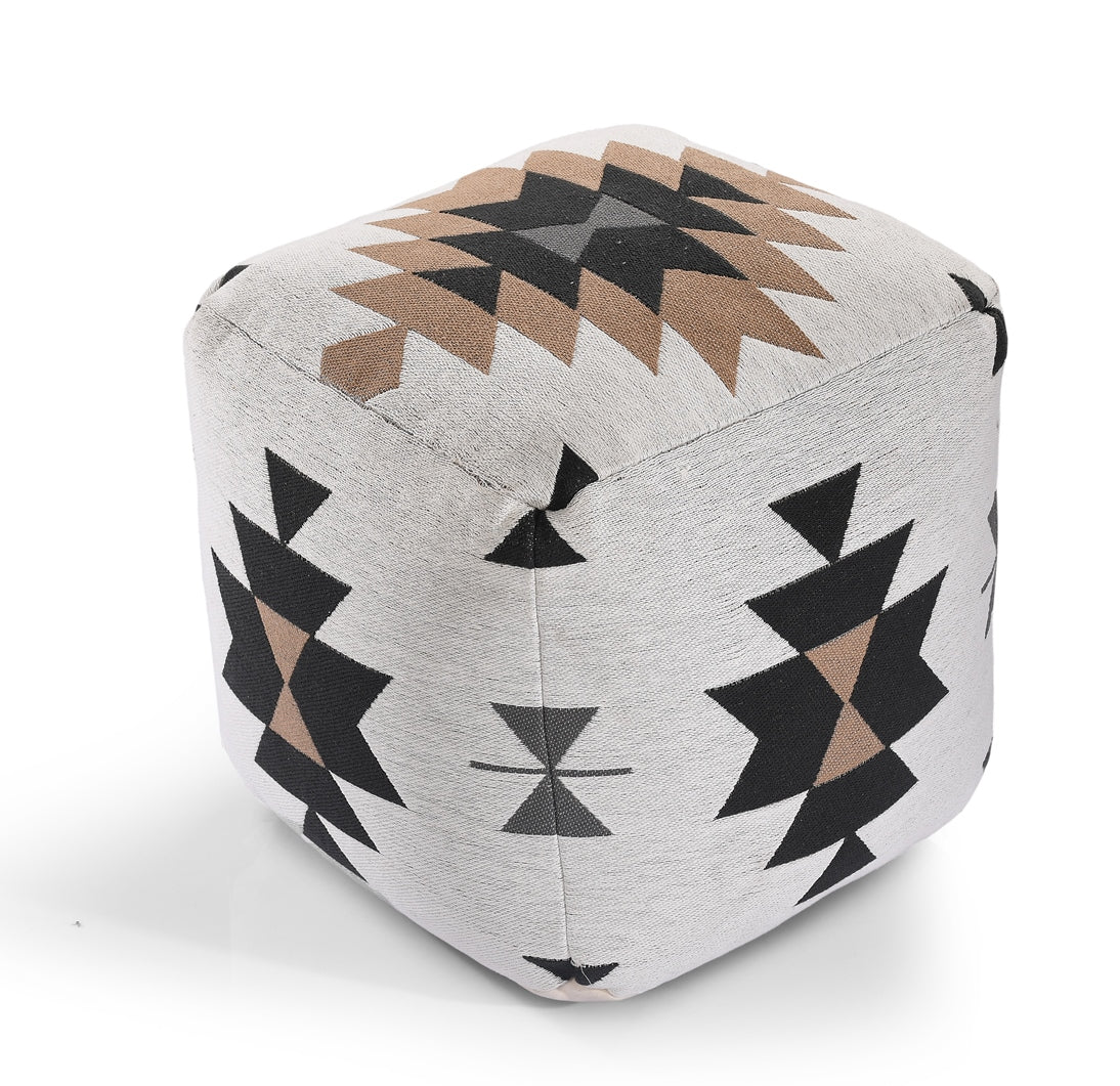knitted pouf