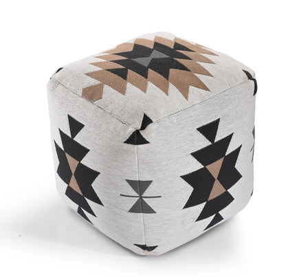 knitted pouf