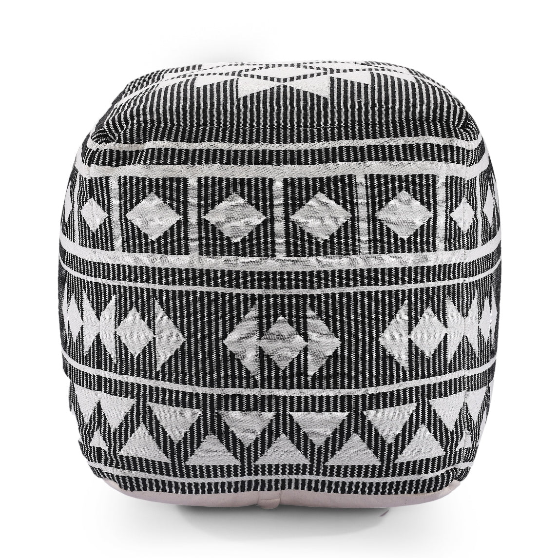 knitted pouf