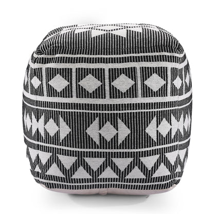 knitted pouf