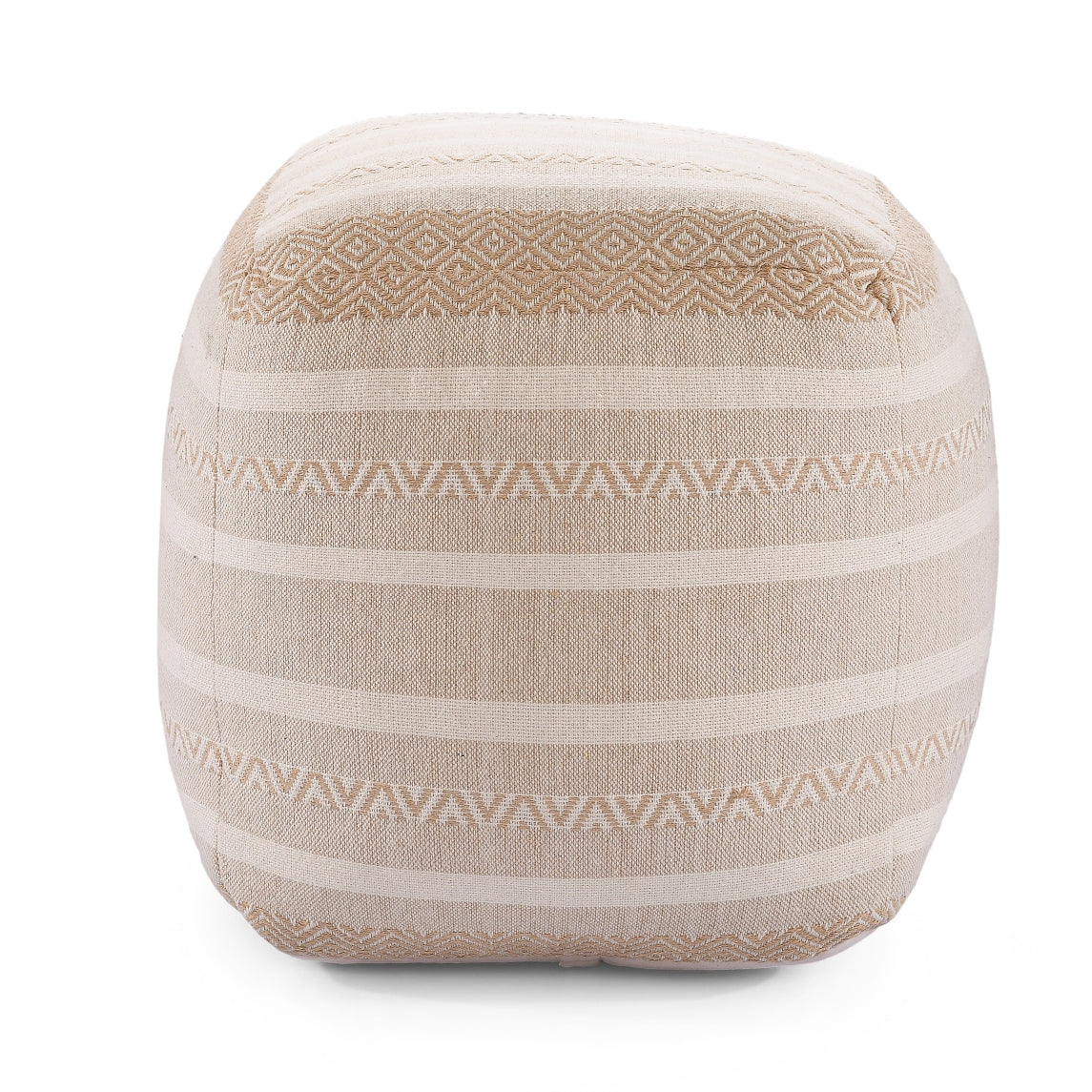 knitted pouf