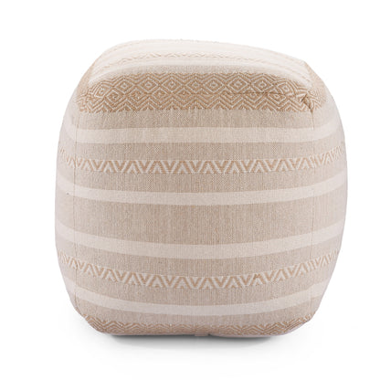 knitted pouf