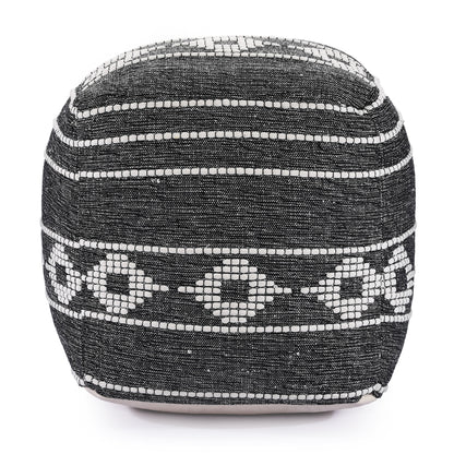 knitted pouf