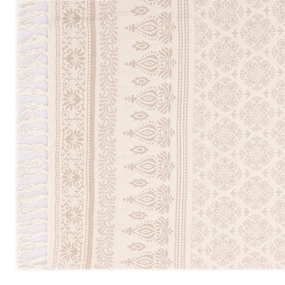 Reversible Traditional Paisley Border Throw
