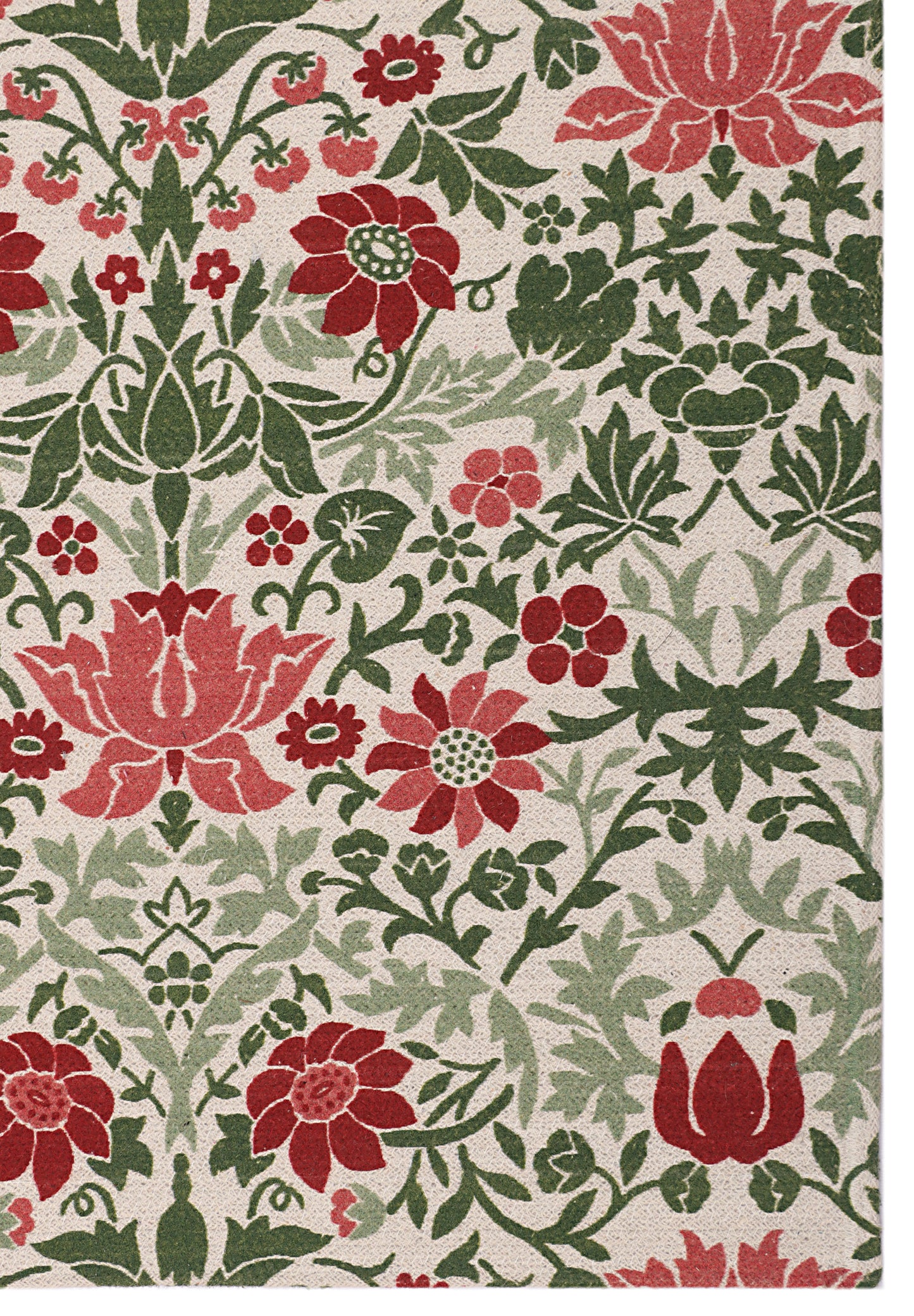 Lotus & Leaf Design Dhurrie