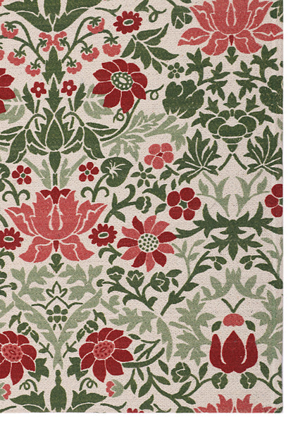 Lotus & Leaf Design Dhurrie