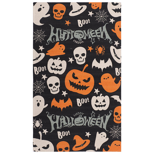 Halloween Print Dhurrie