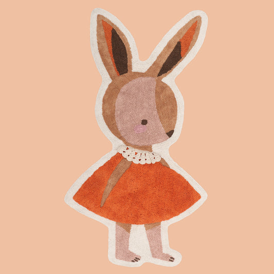 Lady Bunny Shaped Bathmat