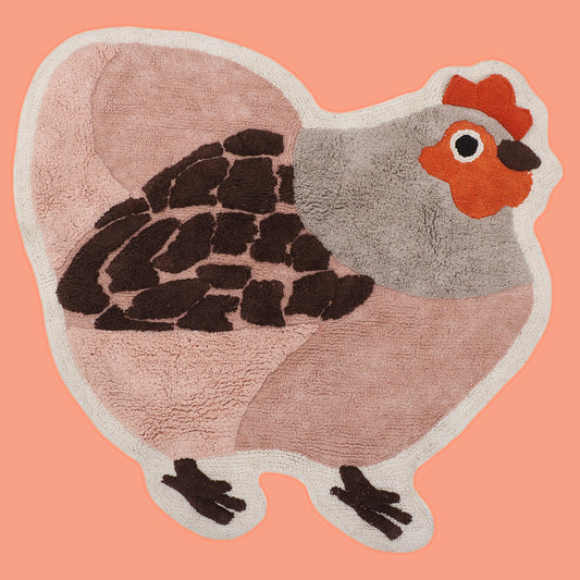 Hen Shaped Bathmat
