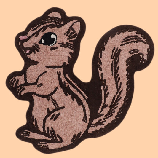 Squirrel Shaped Bathmat