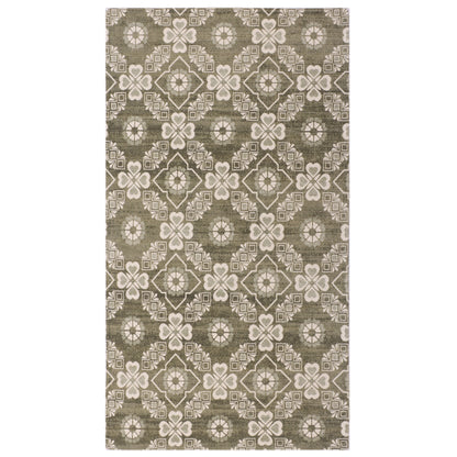 Geometric Floral Dhurrie