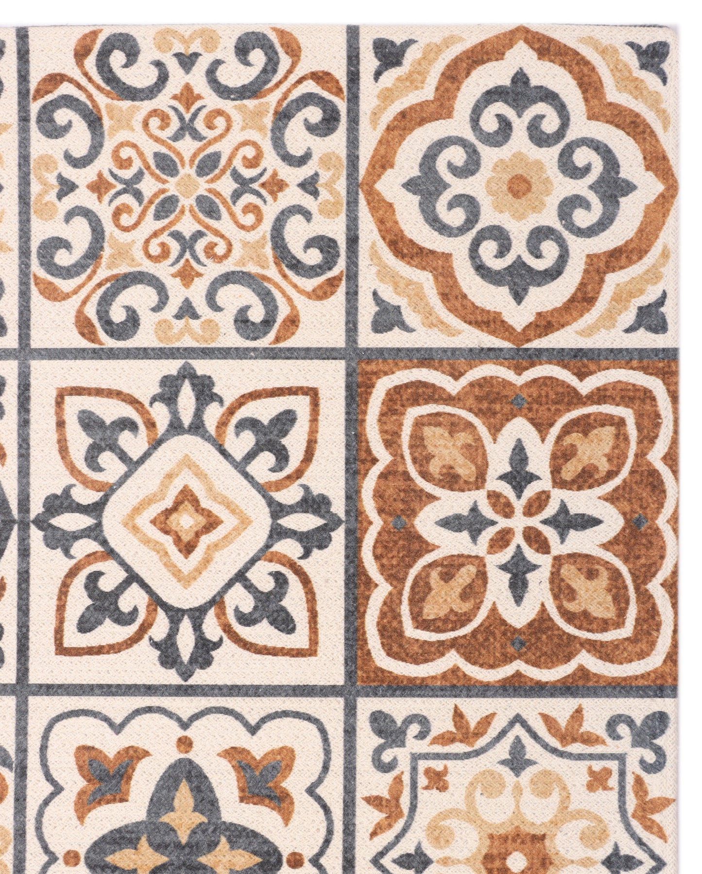 Moroccan Tile Art Dhurrie